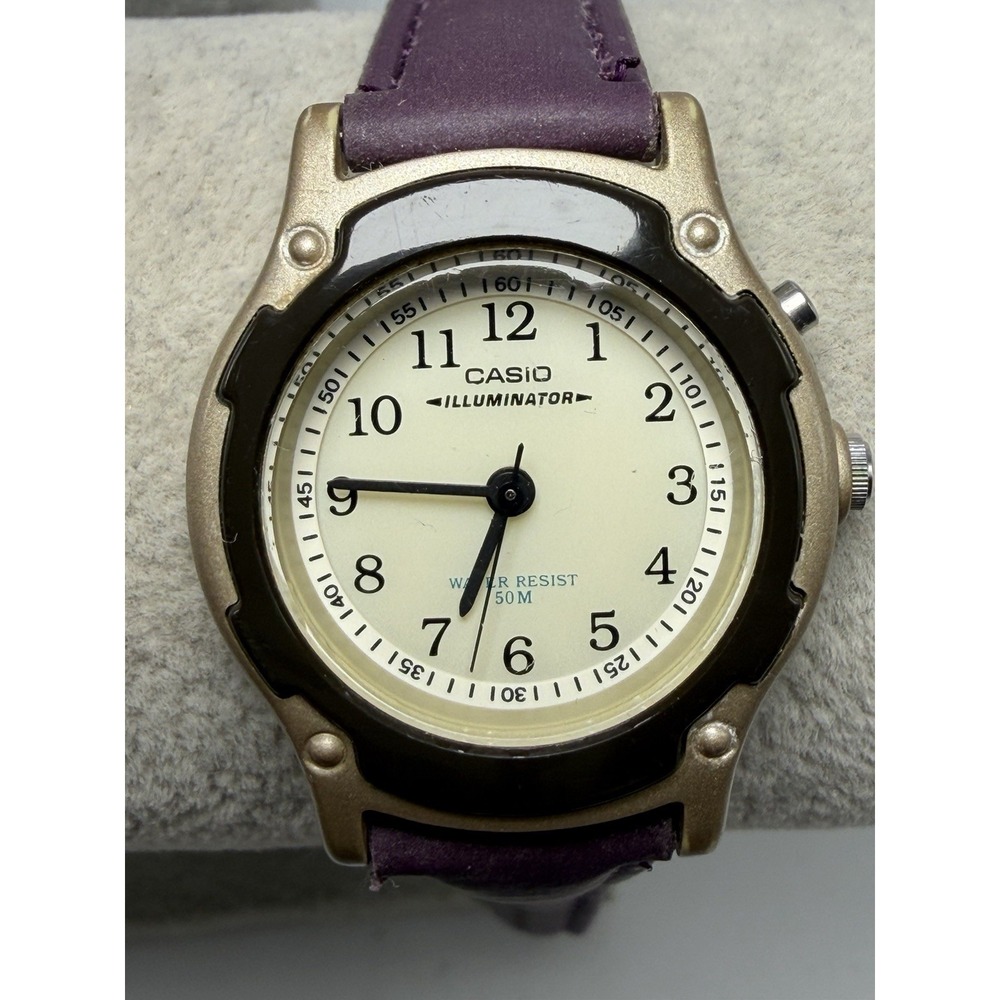 Casio‎ LQ-141 New Battery Ladies Watch 29MM 6.75" Leather Band Mod 1373